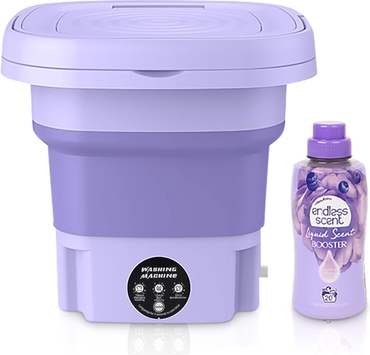 Mini Wasmachine met Centrifuge – Kleine Wasmachine – Opvouwbare Wasmachine – Camping – Energiezuinig – Gratis wasparfum