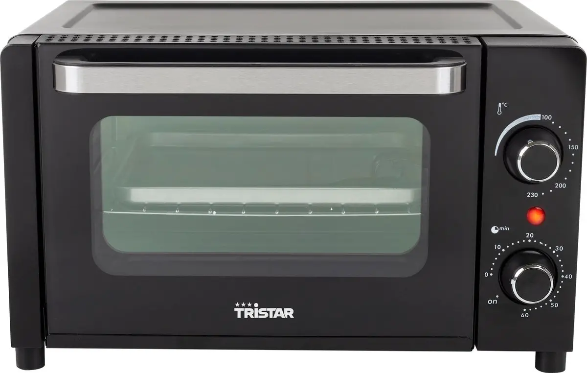 Tristar OV-3615 Oven - Camping Oven 10 Liter - 800 watt - Vrijstaande kleine oven - Zwart